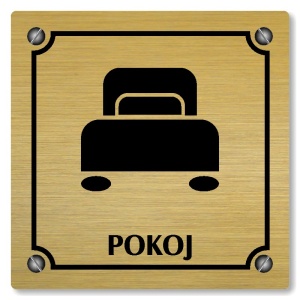 Pokoj, 118x118mm, zlatá, Kansas